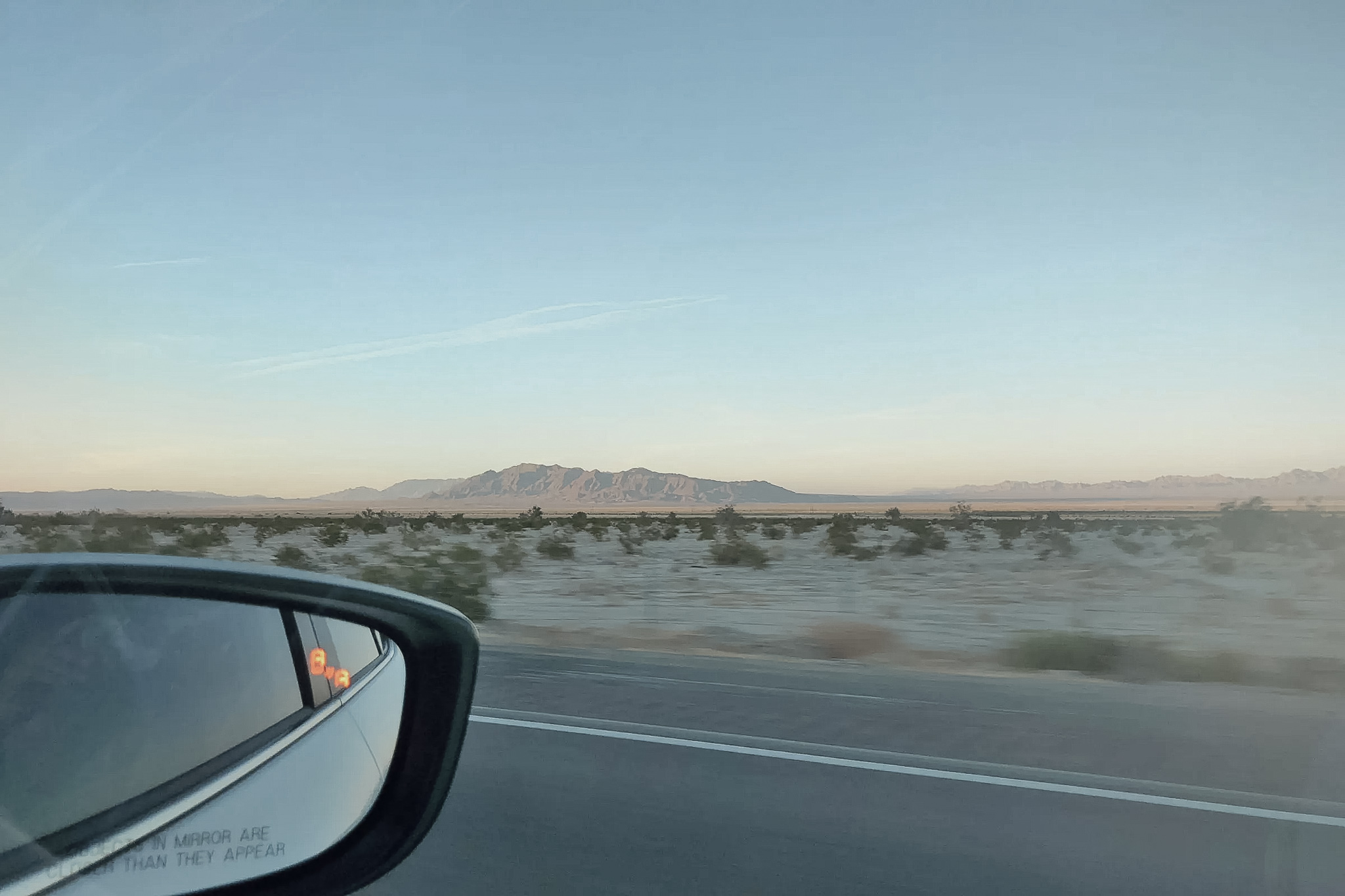 Driving In Between Southern California and Arizona. – A Stint Abroad